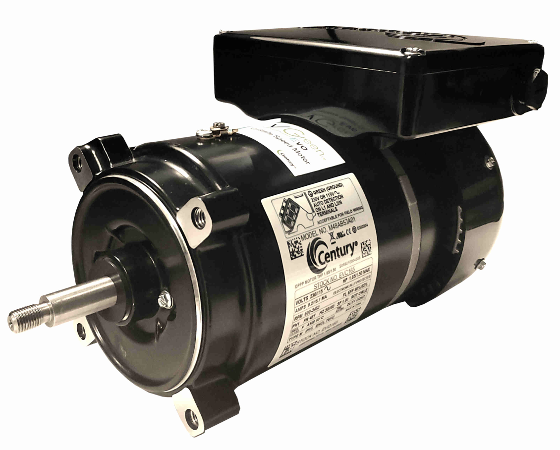 Century VGreen Variable Speed Motor 1.65HP - EVC165